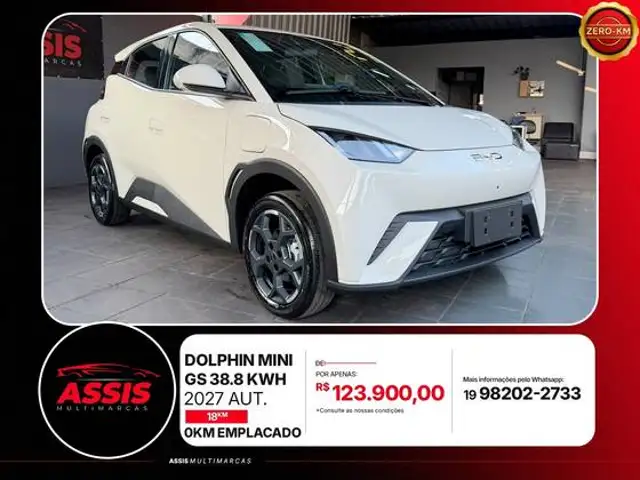 BYD DOLPHIN MINI 38 KW ELÉTRICO GS em Limeira, SP