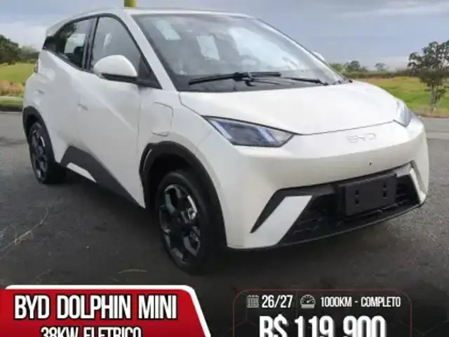 BYD DOLPHIN MINI 38 KW ELÉTRICO GS em Andradas, MG