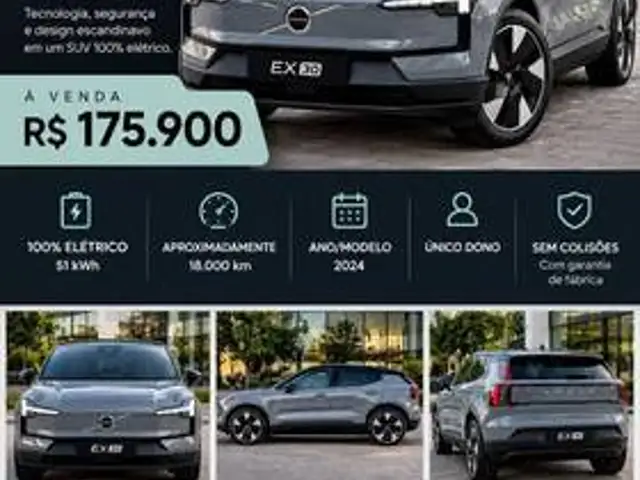 VOLVO EX30 51 KW ELÉTRICO CORE em São Paulo, SP